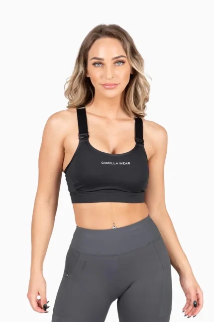 Monroe Sports Bra - Sort