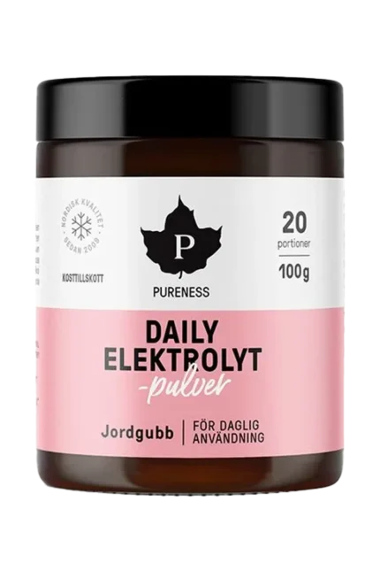 Daily Elektrolyttpulver - 100g Jordbær