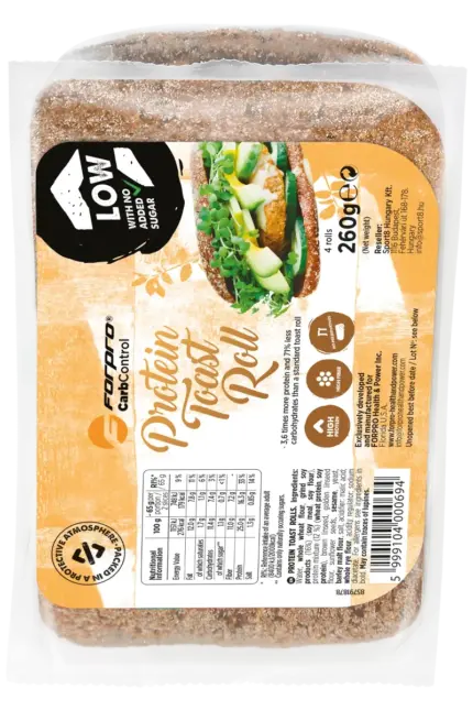Forpro Protein Toast Roll - 4x65g